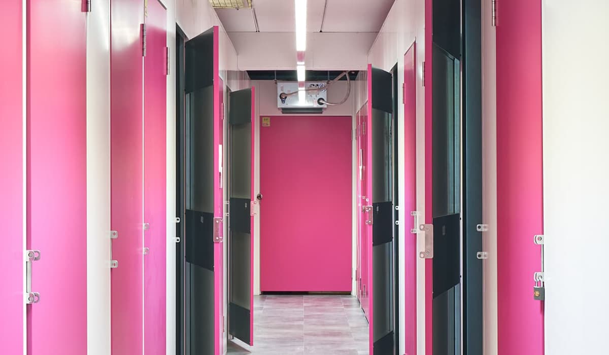 Self Storage pink